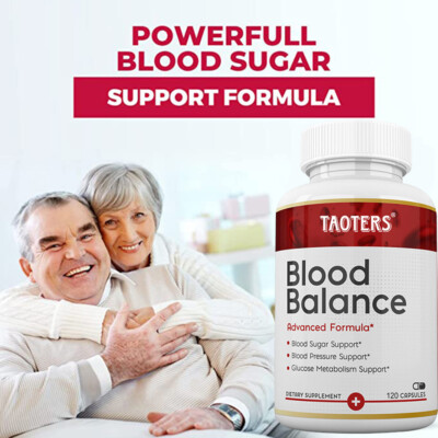 Blood Balance Advanced Formula Blutzucker & Blutdruck Unterstützung Kapseln