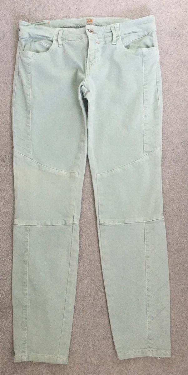 Hugo Boss Orange Womens Mint Green Slim Fit Skinny Jeans Size 30