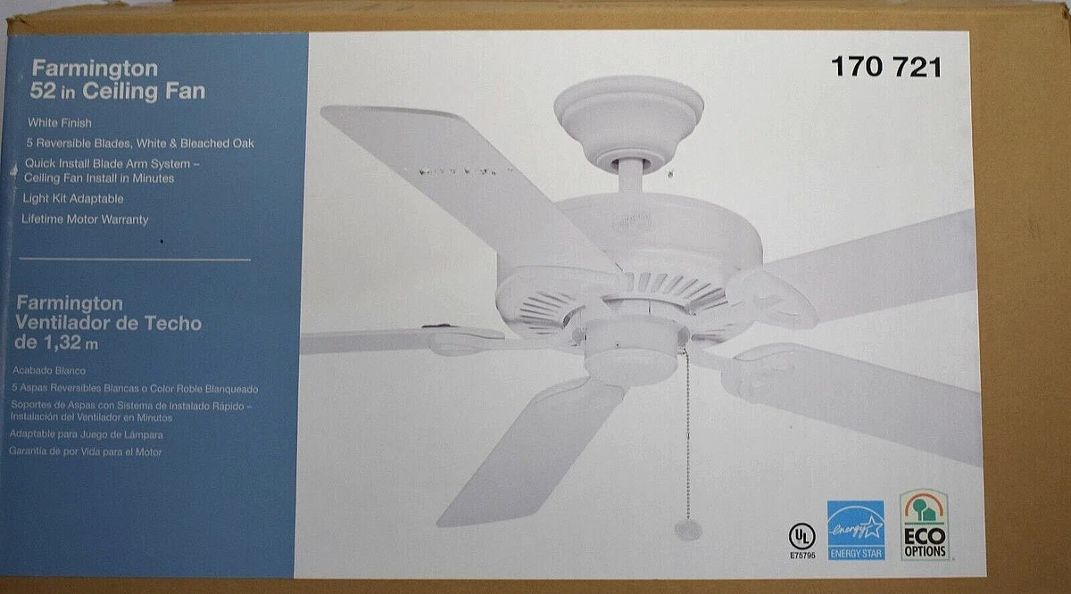 Light Kit For Hampton Bay Farmington 52 Ceiling Fan Shelly Lighting