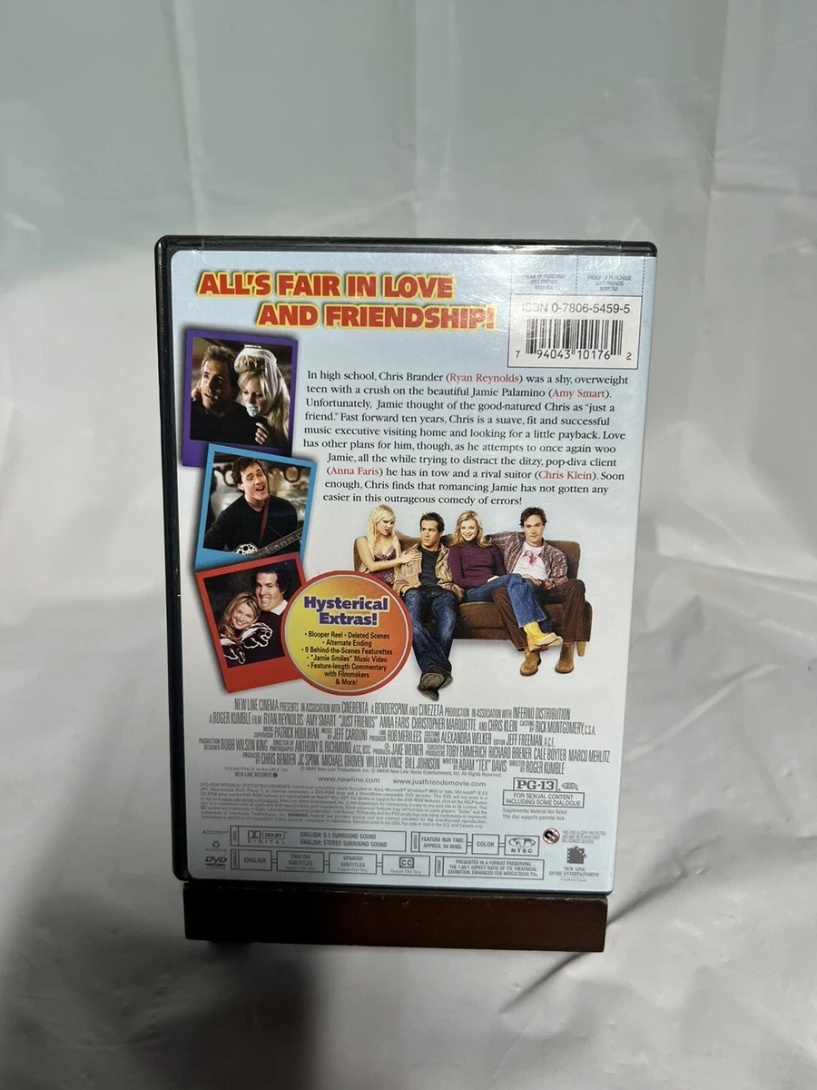 Just Friends DVD Ryan Reynolds Amy Smart Romantic Comedy Movie 794043101762