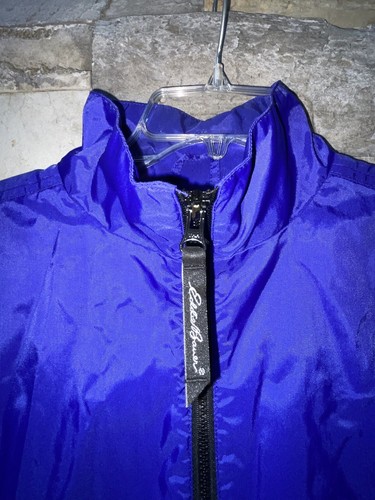Eddie Bauer Women's Full Zip Nylon Windbreaker Jacket Size M Fully Lined - Picture 3 of 9