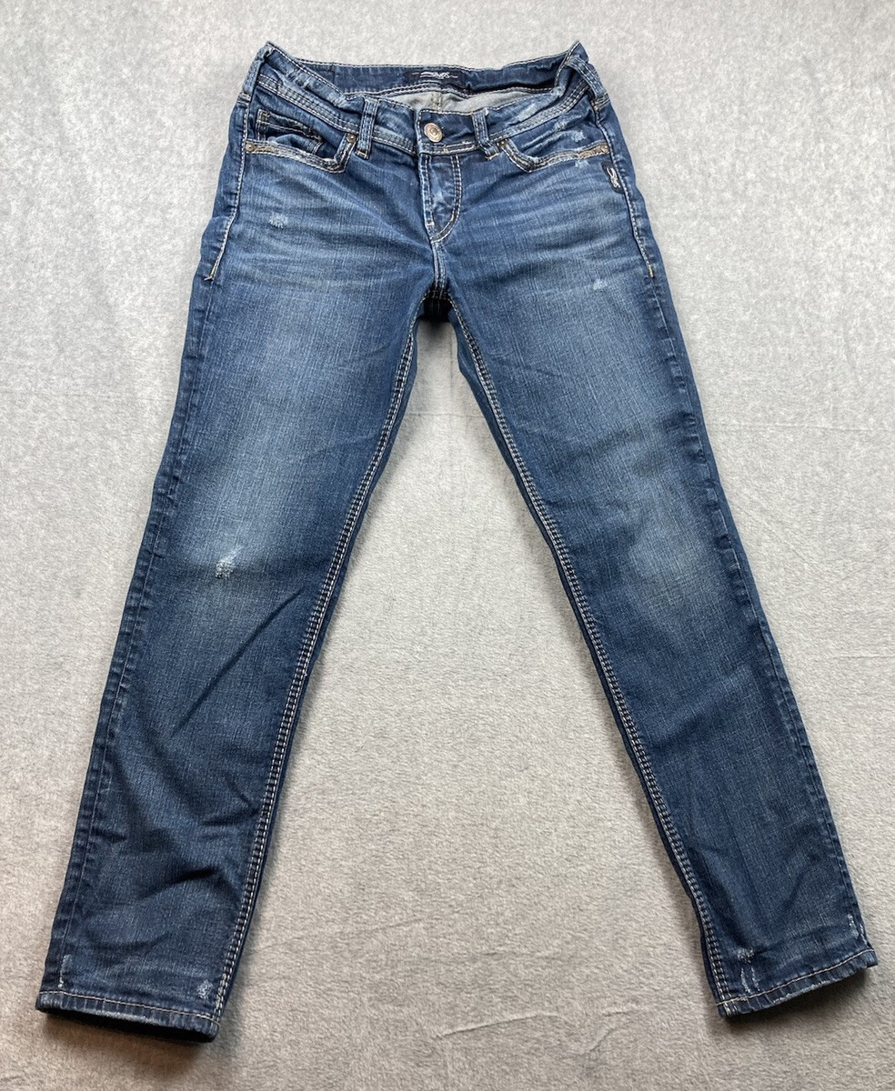Silver Jeans Co Women's Denim Jeans 28 W (no tag) Straight Leg