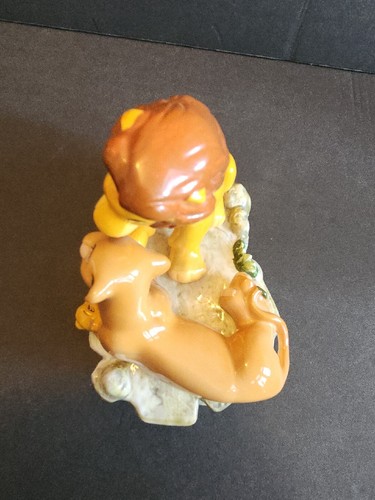 Vntg Disney Lion King Schmid Porcelain Musical Figure Nala, Mufasa, Simba READ - Picture 5 of 7