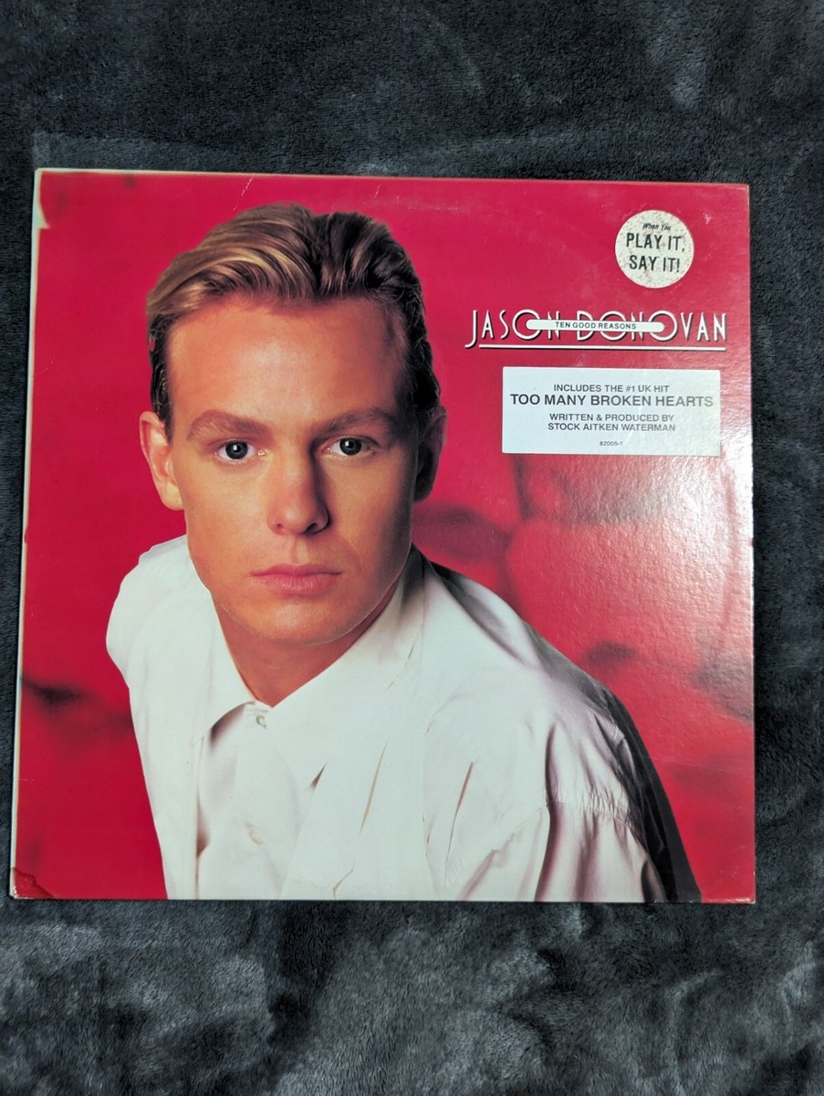 JASON DONOVAN - Ten Good Reasons Lp - Vinyl - Barely Used - RARE