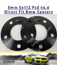 Alufelgen Spurverbreiterung 5mm x 2 passend für BMW 3er G20 G21 G28 G80 G81 66,6 schwarz