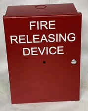 Simplex 2975-9227 Fire Releasing Device Cabinet Assembly 6”x8”x4” Red New