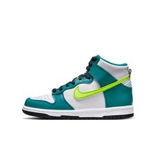 DB2179-109 Grade School Nike DUNK HIGH 'BRIGHT SPRUCE VOLT' GS
