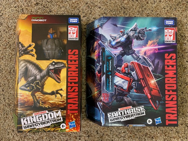 Hasbro Transformers Earthrise War for Cybertron Ironhide and Prowl 5.5