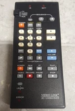 Video Link URC-1 Learning Remote TV/AUDIO/VIDEO/AUX NO BATTERIES 