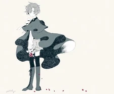 Anime promise of wizard figaro simple background Playmat Gaming Mat Desk