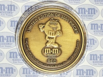 M&M World Las Vegas “Red” Limited Editon Coin #3775/#5000 | eBay