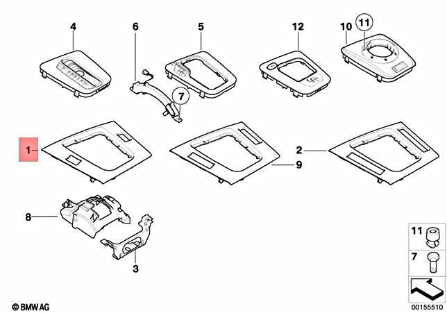 Genuine BMW E46 316i 1.6 1.9 318d 318i Depositing Box Bottom Panel 