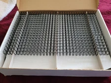 Double-O Wire Bindings Spiral 3/8"-3:1 32 Loops Black - 90 Pcs