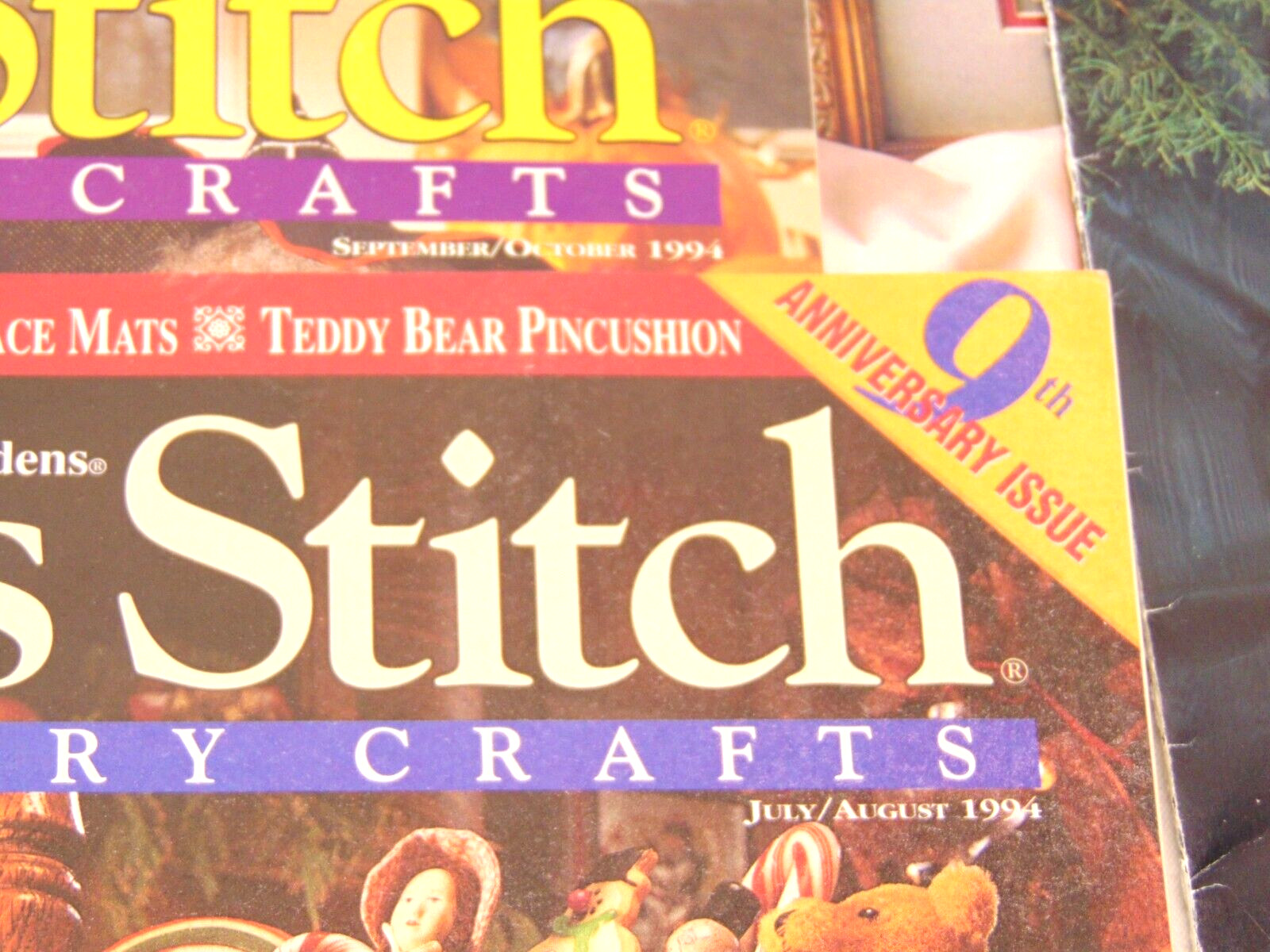 Cross Stitch & Country Crafts + For Love Of (1) Halloween, (11) Xmas Magazines