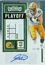 2020 Contenders JOSIAH DEGUARA SP RC Auto #32/49!!! Packers
