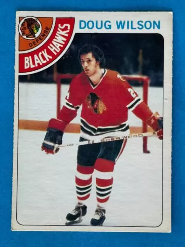 1978-79 O-PEE-CHEE #168 DOUG WILSON ROOKIE EX to EX-MT HOFer RC