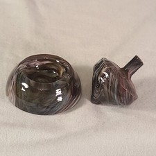 ANDY DAVIS, Glass Art Spinning Top Base, Megan's Run , 301C