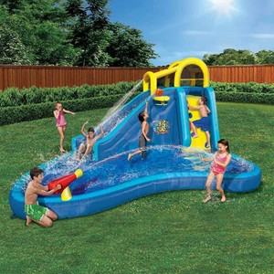 Banzai Inflatable Big Blast Splash Slide Lagoon Pool Outdoor Water Park (2 Pack) - Click1Get2 Coupon&set=par&set=par1&set=par1