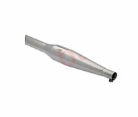 FüR Royal Enfield Klassisch 350 500 Auspuff Silencer Matt BüRste Chrom Optik Aes