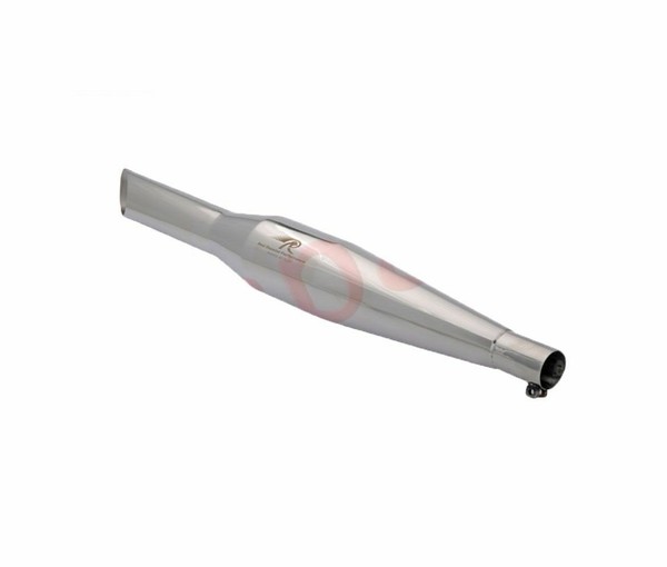 FüR Royal Enfield Klassisch 350 500 Auspuff Silencer Matt BüRste Chrom Optik Aes-image