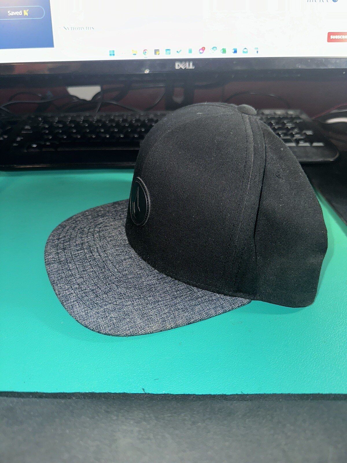 Volcom SnapBack Hat Black Gray - image 3