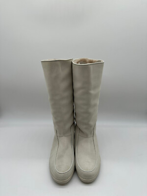 Damen - Stiefel- High Heels - Abs: Ohne - Golden Gate - 37 - Wildleder - Cremé