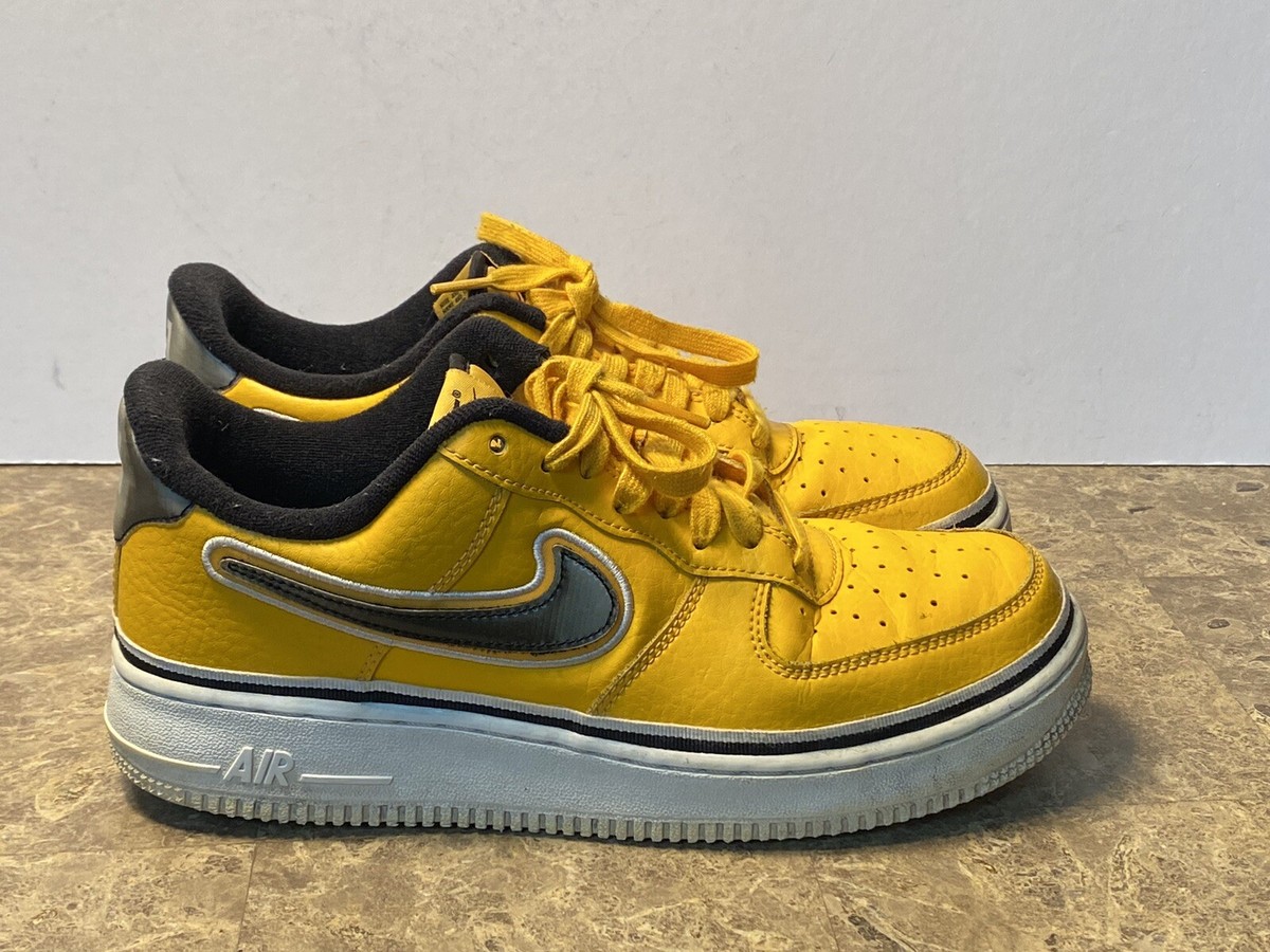 Nike Air Force 1 '07 LV8 University Gold X NBA Size 8 | eBay