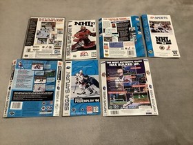 Sega Saturn Sega CD Manual & Artwork NHL 97 NHL Powerplay 96 NHL 94 Baseball 98