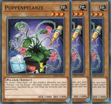 yugioh 3x Puppenpflanze YSKR-DE022 COMMON DEUTSCH