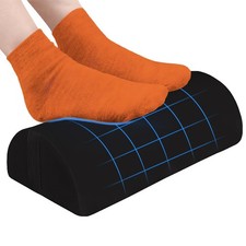 Chiziyixin Foot Rest Under Desk, Ergonomic Desk Footrest Medium, Black