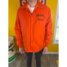 Vintage Holloway Wind Breaker Jacket Orange Size Large