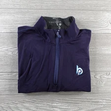 Greyson Tate Mock Neck 1/4 Zip Men's Large Pullover Golf Performance Stretch