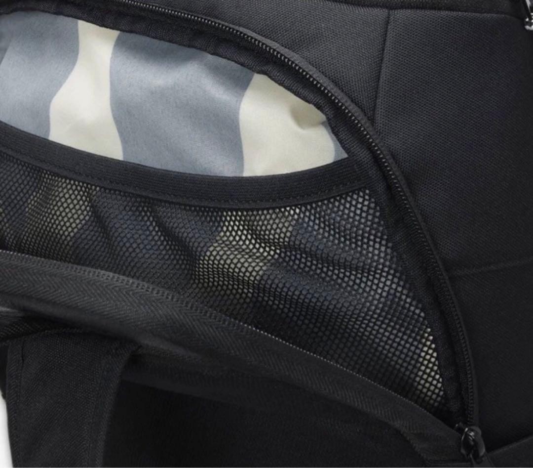 Nike Elite Basketball Backpack Zebra Print Black White Padded Shoulder Straps