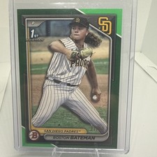 Boston Bateman Bowman Chrome 2024 Green /99