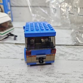 LEGO City Van And Caravan 60117 Set 2016 Car Trailer Minifigs Incomplete Read