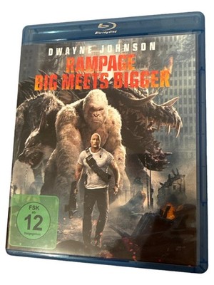 Rampage Big Meets Bigger Blu-Ray Dwayne Johnson Science-Fiction Action Film
