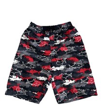 OP Ocean Pacific swim trunks Shorts Sharks Drawstring Waist Youth XXL 18 