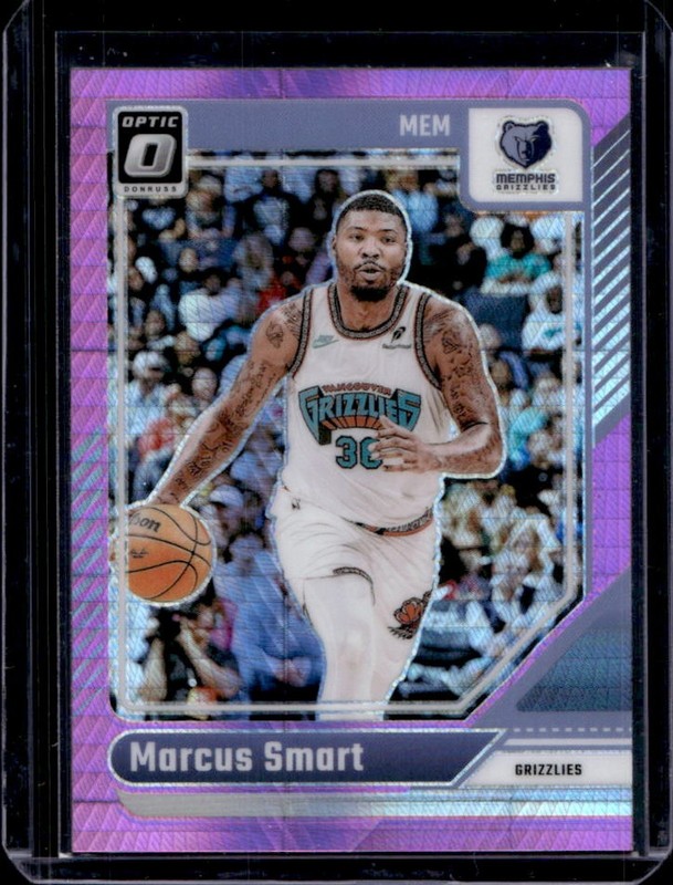 2024-25 Panini Donruss Optic Marcus Smart Hyper Pink Prizm #213 Grizzlies