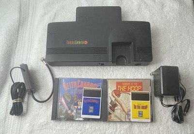 TurboGrafx-16 Console System TG16 NEC-Bundle Lot- Cleaned-Tested-Works Great