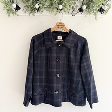 CAbi Plaid Connery Jacket Blazer Size Large Style 3551 ZZ5002