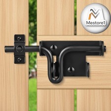 Heavy Duty Slide Bolt Gate Latch with Padlock Hole Universal Security Lock