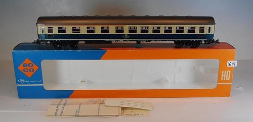 Roco Spur H0 1/87 Personenwagen 1/2. Klasse 4-achsig der DB KKK NEM E-OVP #9607 | Zustand: Gebraucht