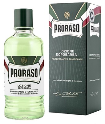 Proraso Aftershave Lotion 400 ml. Grün Made In Italy