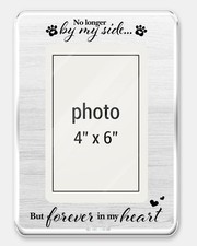 Pet Memorial Picture Frame Gifts for Dogs Cats, Loss of Dog Sympathy Gifts, B...