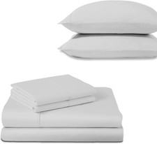 Carressa 6-Piece Luxury Bedding Set - 800 TC Egyptian Cotton Sheets Pillowcase
