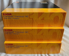 Lot of 3 Kodak B140T Carousel Transvue 140 Slide Tray Vintage FREE SHIPPING