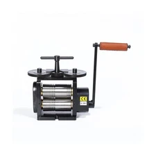 130mm Manual Jewelry Rolling Mill Machine, Black Rolling Mill - Combination J...