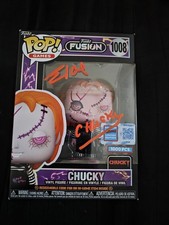 Brad Dourif signed Fusion Chucky Funko Pop Super Rare JSA