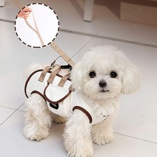 Hundetragetasche, Hundetragegeschirr, Mobilitätshilfe Weste mit Griff,