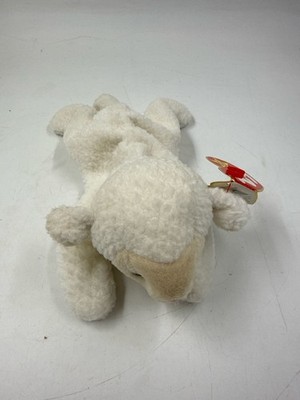 Fleece Beanie Baby, Lamb, Style 4125, PVC Pellets, D.O.B. 3-21-96  i(MI1076045)